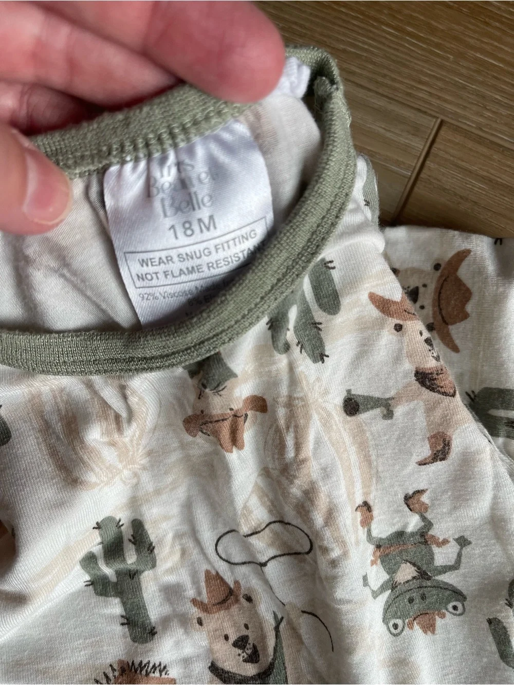 Toddler Western Short Sleeve Pajamas